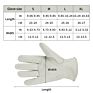 Cowhide Leather Gloves for Working Driving Gardening
