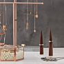 Creative Design Wood Ring Holder Jewelry Display Cone Ring Holders Wooden