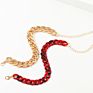 Creative Double Layer Resin Bracelet Simple Personality Chain Bracelet