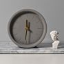 Creative Minimalist Table 3D Art Color Cement Alarm Clock Simple Sublimation Concrete Mini Desk Clock Retro Unique Gift Horloge