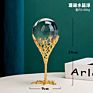 Creative Modern Minimalist Metal Art Craft Furnishings Decor Tabletop Restaurant Interior Crystal Ball Ornaments Home Decoration