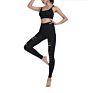 Cross-Border European and American Hollow Yoga Pants, Hole Tight Elastic Fitness Distressed Leggings