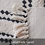 Customize Boho Decor Kilim Mosaic Rectangle Printed Cotton Hand Woven Tufted Washable Kitchen Floor Mat