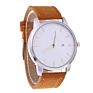 Customized Casual Slim 3 Atm Water Resistant Alloy Men's Leather Watch