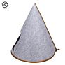 Customized Hill Design Cat Houses Grey Felt Pet Cave Bed Light Grey Felt Pet Bed with Cushion