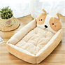 Cute Cartoon Pet Mattress Large Dog Bed Warm Soft Pet Mat Supplies Modern Pet Bed