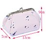 Cute Floral Buckle Coin Purses Vintage Pouch Kiss-Lock Change Purse Wallets