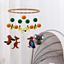 Cute Koala Color Animal Felt Handmade Crafts Crib Baby Mobile Felt Mobile Hanging Nursery