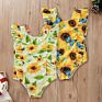 Leopard Baby One-Piece Swimsuit Bathing Kids Girls Tankini Swimwear