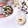 Cypress Home Porcelain Hand Painted Color Glaze Microwave Safe Stackable Soup Noodle Dinner Set Bowls