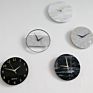 Decorative Handmade Modern round White Marble Wall Clock for Office or Home
