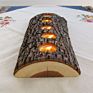 Decorative Wood Candle Holder Home Table Decorations Home Decoration Wood Tea Light Holder with Shape
