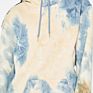 Design Cloud Bleach Women Oversized Tie Dye Hoodie with Drawstring Hood