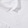 Design Men's White Collar Solid Color Polo T Shirt