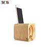 Design Portable Eco Friendly Maple Cherry Cellphone Wooden Phone Speaker