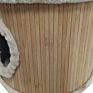 Design Premium Durable Indoor Sisal Rope Stable Base Wooden Cat Scratch Condo with Plush