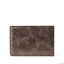 Design Pu Leather Men Slim Bi-Fold Wallet