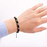 Design Stainless Steel Skull Bracelets Charm Beads Natural Stone Handmade Woven Men Jewelry Beads Macrame Bracelet Men