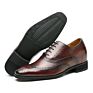 Design Style 7Cm Genuine Leather Wedding Height Increasing Elevator Dress Shoes Men