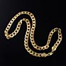 Design Yellow Gold Solid Heavy Miami Cuban Link Chain Necklace From