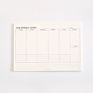 Desk Monthly Weekly Planner Notepad Planning Memo Pad