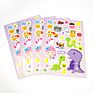Die Cut Cartoon Animal Design Self Adhesive Diy Paper Sticker for Kids