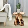 Pine wood  plate coffee table