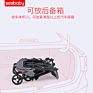 Double Buggy Support Dropshipping Delivery Folding Twin Baby Stroller with Big Wheels for Child Travel System