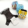 Double Gusset Elastic Bamboo Cloth Nappy Insert Reusable Long Diaper Insert