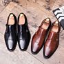 Double Monk Strap Slip on Loafer Leather Oxford Plain Toe Classic Casual Comfortable Men Dress Shoes