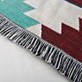 Drop Shipping Cotton Double Side Art Woven Blanket Camping Rugs Geometric Leisure Throw Sofa Couch Blanket with Fringe Tassel
