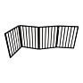 Drop Shipping Spot Outdoor Folding Retractable Expandable Barrier Z Shape Freestanding Pet Fence Dog Gate