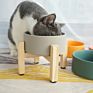 Durable Ceramic Pet Dog Bowl Marble Feeder Bowls for Dogs and Cats round Pet Ceramic Feeder Dog Food Bowl