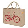 Durable Handle Jute-Bags- Home Jute Market Tote Bag with Rainbow Print