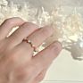 Dylam Resizable Luxury Ring 925 Signet Resizable Opal Sterling Silver Gold Chain 18K Plated Stone Gemstone Rings Adjustable Ring