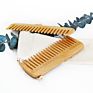 Eco-Friendly Biodegradable 100% Nandmade Natural Bamboo Wooden Wide Tooth Hair Comb