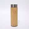 Eco-Friendly Natural Bamboo Thermos Vacuum Thermos with Tea Filter Reusable Water Bottle Wooden Water Bottles