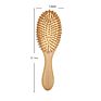 Eco-Friendly Natural Color Comb Hair Brush Bamboo Hairbrush