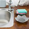 Eco Soap Holder Silicone Tray Kitchen Sponge Shell Holder Bathroom Soap Dish