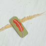 Embroidery Floral Leaf Snap Hair Clip Oval Square Fabric Sweet Retro Flower Hairpin Side Hair Clip Bb Clip for Women Girls