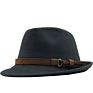 Wide Brim Wool Felt Fedora Hat