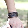 European Retro Jewelry Leather Men's Bracelet Diy Multi Layer Braid Set Bracelet