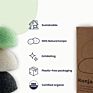 Exfoliating Biodegradable Organic Makeup Remover Sponge Clean Face Eco-Friendly 100% Natural Konjac Sponge