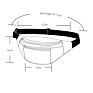 Fanny Pack Waist Bag Waterproof Waists Bag for Women Kid Men Fanny Pack Print Logo Sports Fanny Pack Waist Pouch