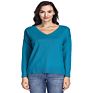 Fashionable Khaki Black Blue Cotton Soft Solid Women Pullover Sweater