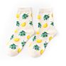 Fast Dispatch Korean Funny Fruit Socks Women Casual Banana Avocado Cartoon Fruit Print Girls Socks