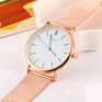 Fine Belt Simple Luxury Stainless Steel Mesh Band Women Watch