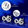 Fine Jewelry Designer S925 Real Silver Eight Earring Bracelet Women's Wedding Infinity Necklace Fine Jewelry Sets