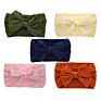 Fit All Baby Hair Accessories Large Bow Soft Elastic Various Color Baby Headbands Nylon Headband Baby Hairbands for Girls