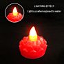 Flickering Flameless Tealight Led Candles Battery Operated Waterproof Outdoor Decorative Led Lotus Floating Candles